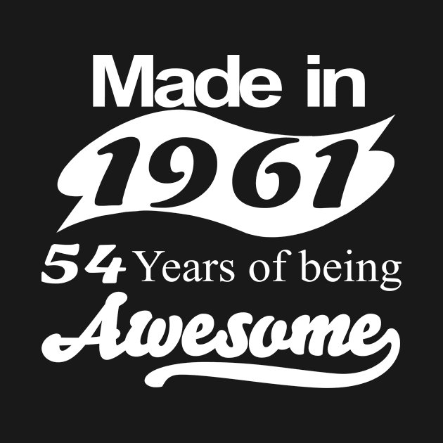 Made in 1961 by funnytees