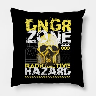 Danger Zone Radioactive Hazard Pillow