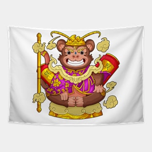 Monkey Chinese Zodiac Tapestry