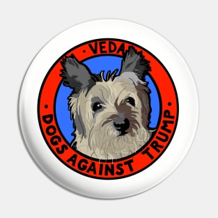 DOGS AGAINST TRUMP - VEDA Pin