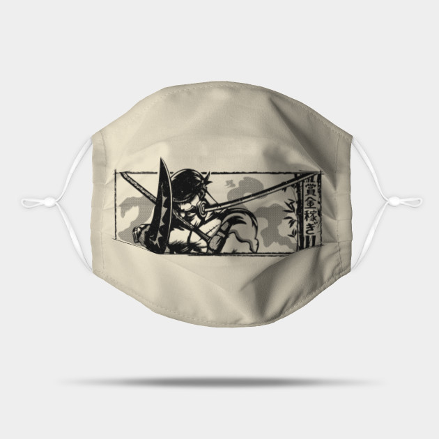 Formet Bounty Hunter And Swordman Pirate Roronoa Zoro Mask Teepublic
