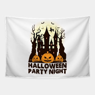 Halloween party night Tapestry