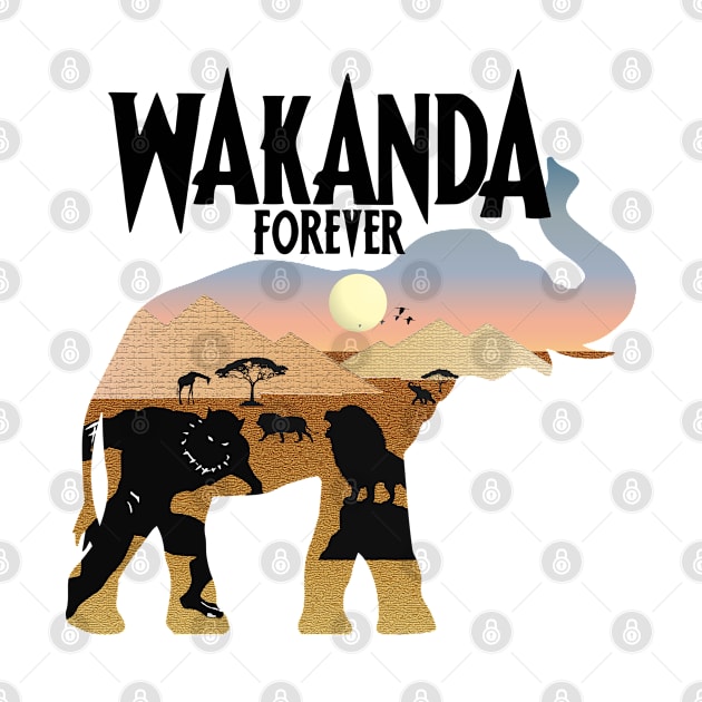 Wakanka the spirit elephant by keshanDSTR