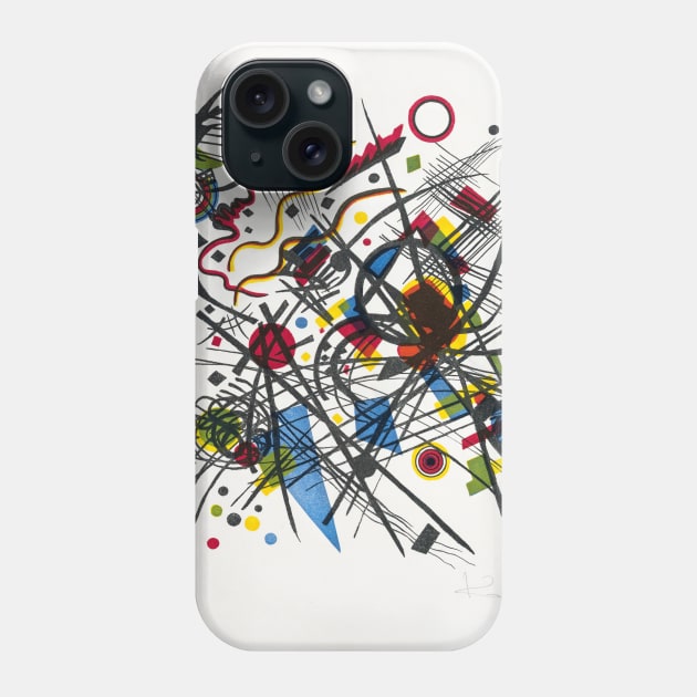 Wassily Kandinsky- Lithographie fur die Vierte Bauhausmappe Phone Case by SybaDesign