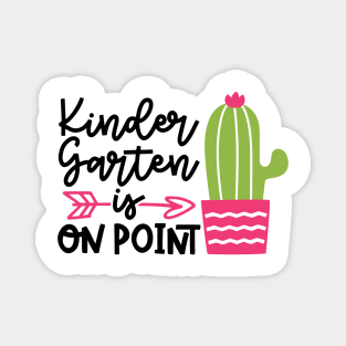 Kindergarten is On Point Funny Kids Back to School Magnet