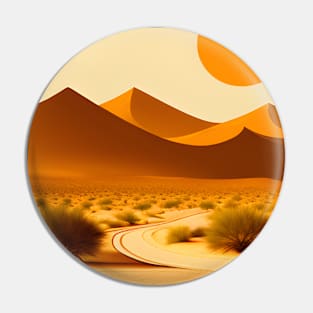 Desert Landscape Pin