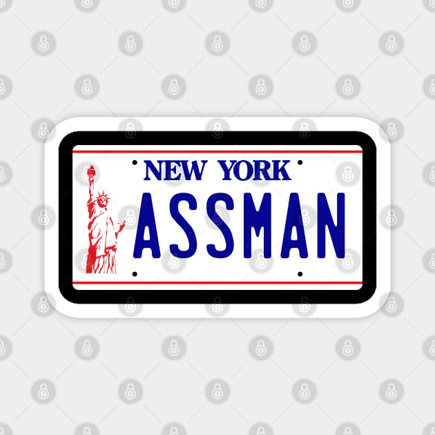 ASSMAN Magnet by old_school_designs