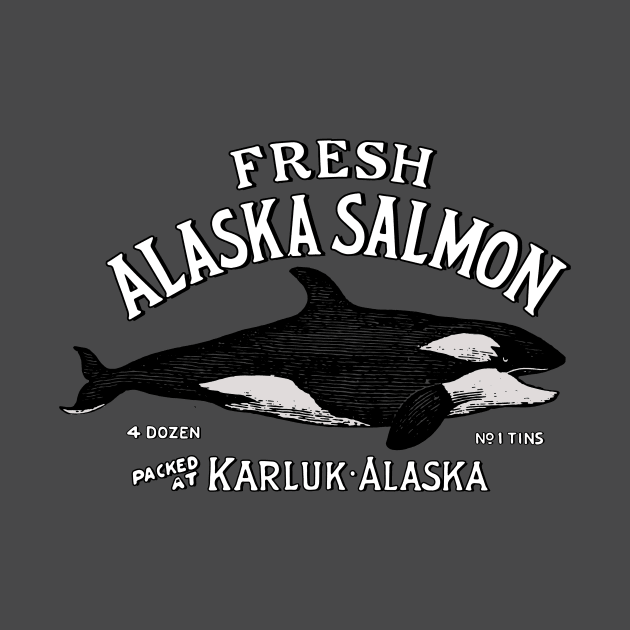 Vintage Alaskan Salmon by Kujo Vintage