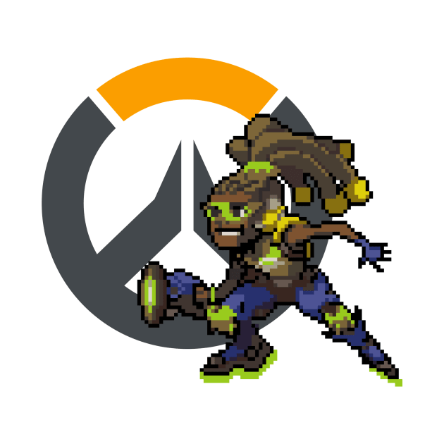 Overwatch - 16-Bit Lucio W/ Logo by wyckedguitarist