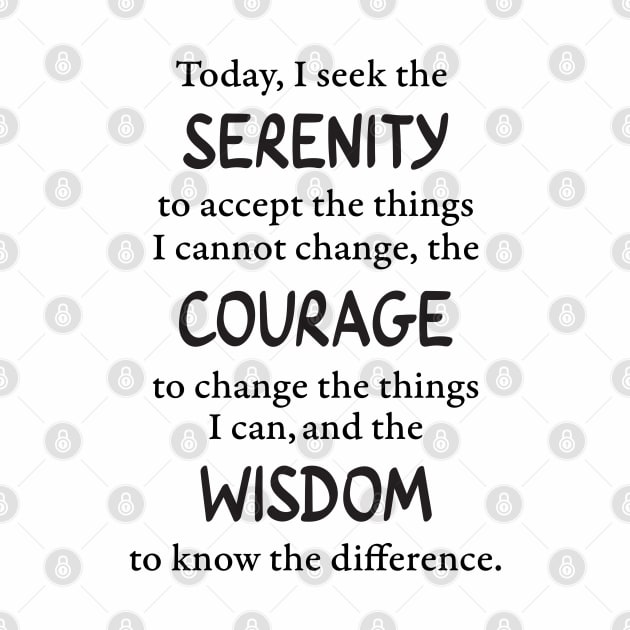 Serenity Prayer by Made by Casey