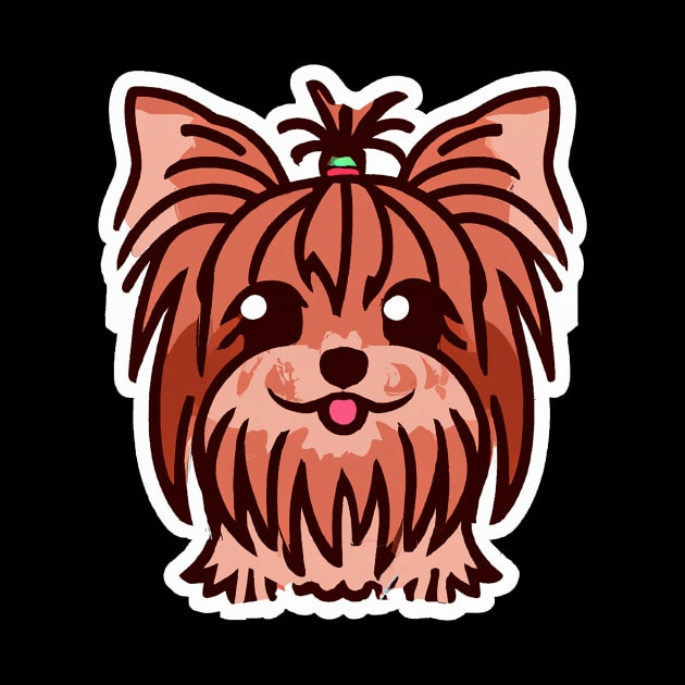 Cute Yorkshire Terrier Dog Lover Yorkie Retro by BetterManufaktur