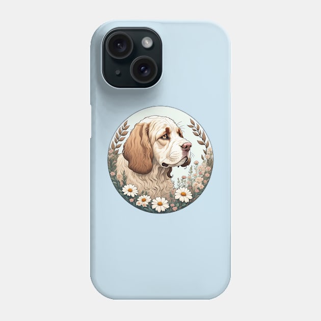 Clumber Spaniel Garden Phone Case by Pet And Petal