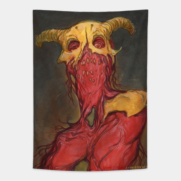 The Horned God Tapestry by VinceLocke