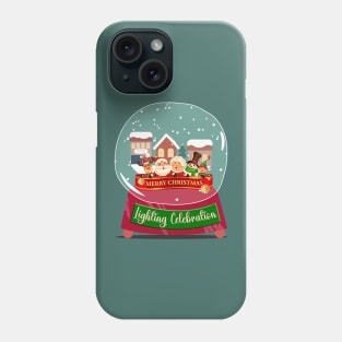 A Merry Christmas Lighting Celebration Phone Case