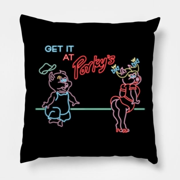 Get It At Porky's Pillow by Chewbaccadoll