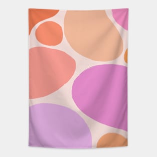 Kawaii Abstract Dino Pebbles Tapestry