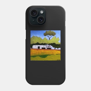 Australian Backyard with Caravan Phone Case