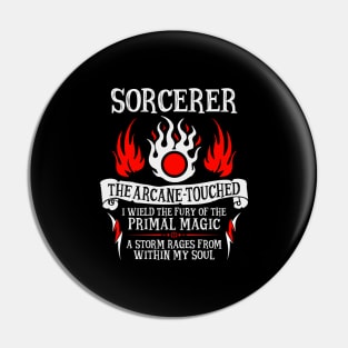 Sorcerer, Dungeons & Dragons - The Arcane-Touched Pin