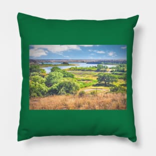 Lake Etling Black Mesa State Park Oklahoma Pillow