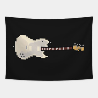 Pixel Silver CS Deluxe Guitar Tapestry