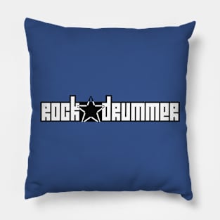 Rock Star Drummer Pillow