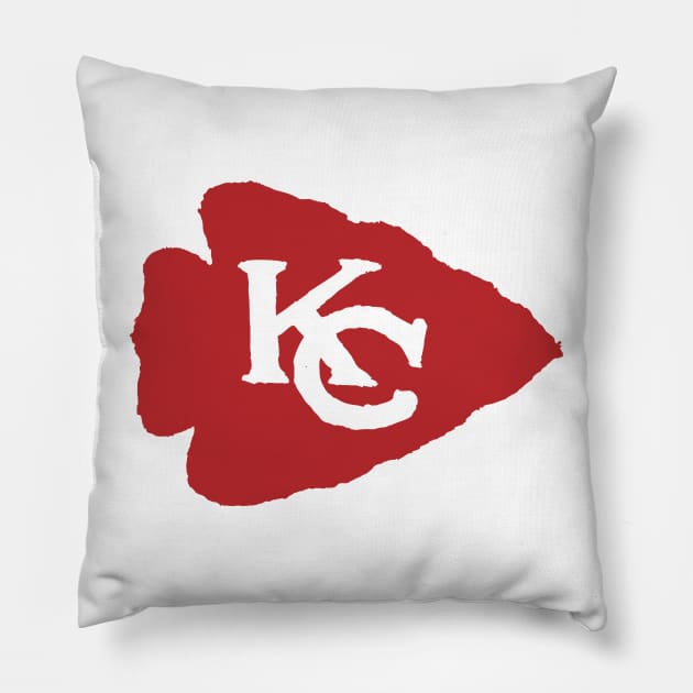 Kansas City Chieeeefs 06 Pillow by Very Simple Graph