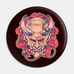 Oni mask Pin