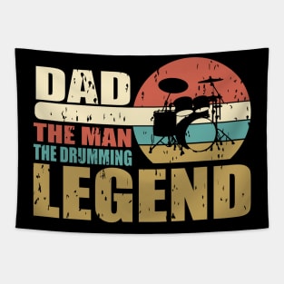 Dad The Men The Drumming Legend Tapestry