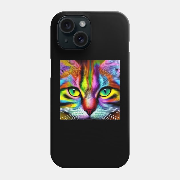 Rainbow Cat Phone Case by Maison de Kitsch