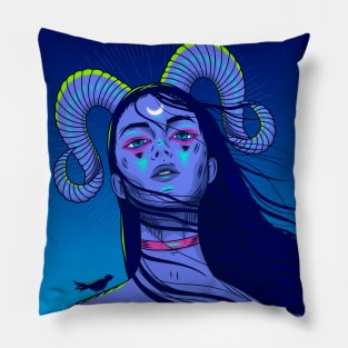 Aries girls for the win Pillow