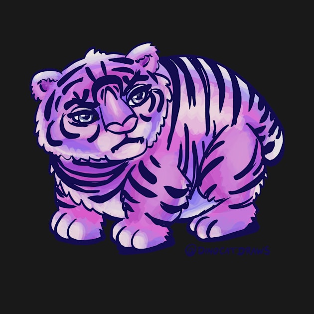 Chonk Tiger Bèbè by DinoCatDraws