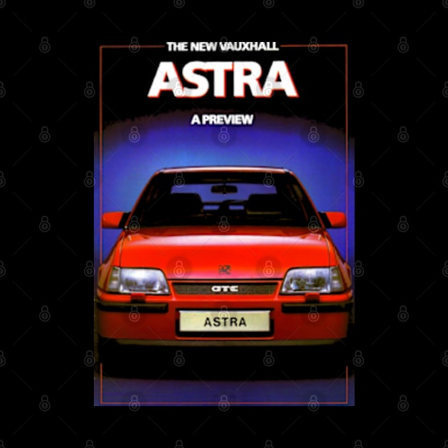 VAUXHALL ASTRA GTE - advert by Throwback Motors