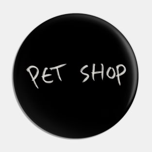 Hand Drawn Pet Shop Pin