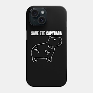 Save the Capybara Phone Case