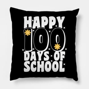 100 Days of School 100th Day of School Back to School Happy 100 Days Of School 100 Days Celebration Teacher Gift Pillow