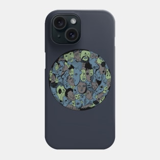 Mellow Cool Many Faces Phone Case