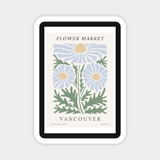 Vancouver Flower Market Botanical Magnet