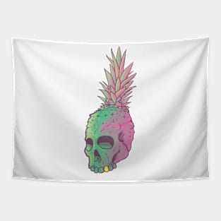 PINEAPPLE SKULL Tapestry