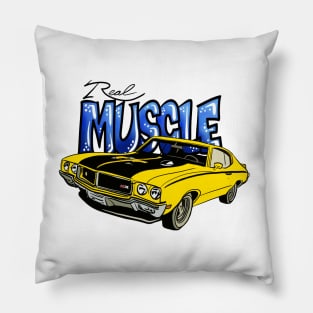 1970 Buick Skylark GSX Muscle Car Design Pillow