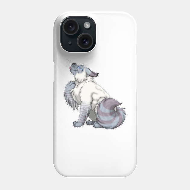 Blue Lynx Point Longhair Phone Case by spyroid101