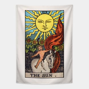 The Sun Tarot Card Tapestry