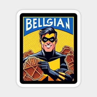 Belge: Belgian Waffles Magnet