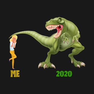 t-rex 2020 funny meme T-Shirt