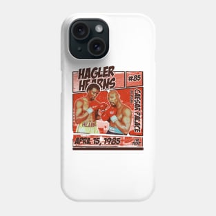 Hagler vs Hearns \\\ Retro Classic Comic Phone Case