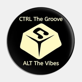 Key to the Beat: CTRL ALT Groove Vibes Unlocked Pin