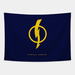 Static Shock Logo Tapestry