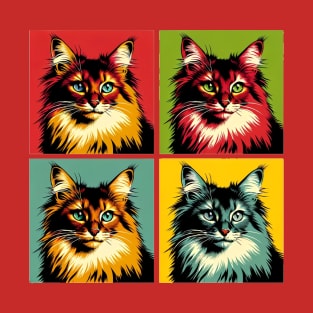 Somali Pop Art - Cat Lovers T-Shirt