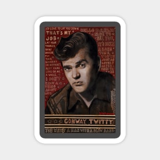 Conway Twitty Magnet