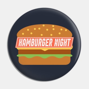 Hamburger Night Pin