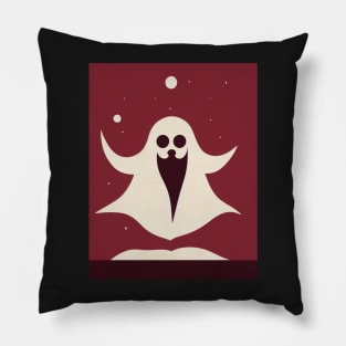 Ghost Halloween T-Shirt Pillow